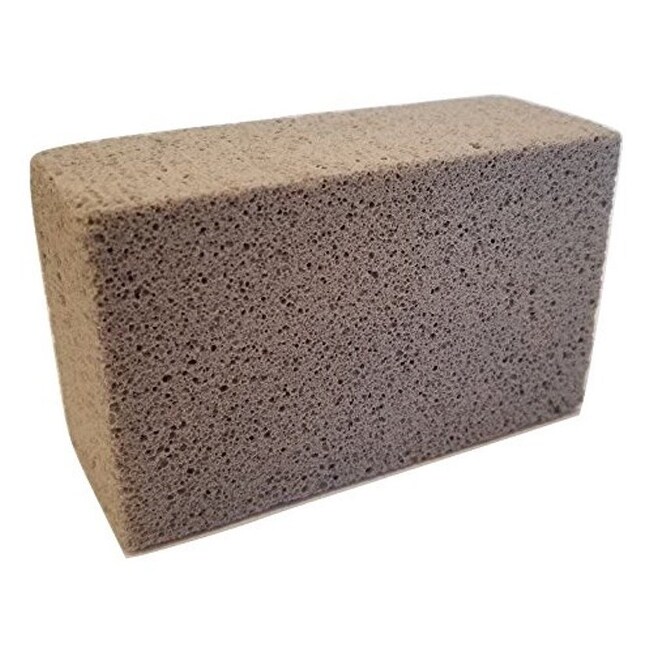 Handy Housewares Grill Cleaning Block   Non Slip Grip Natural Pumice Stone BBQ / Flat Top Griddle Cleaner Brick