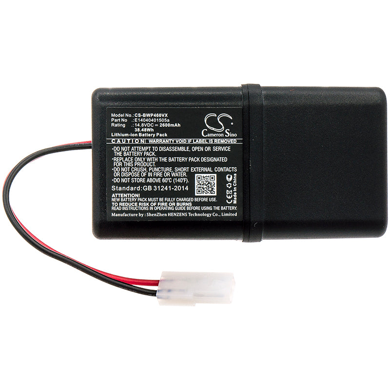 Bobsweep Bob PetHair Junior WJ540011 WP460011RO Replacement Battery BatteryClerkcom Vacuum