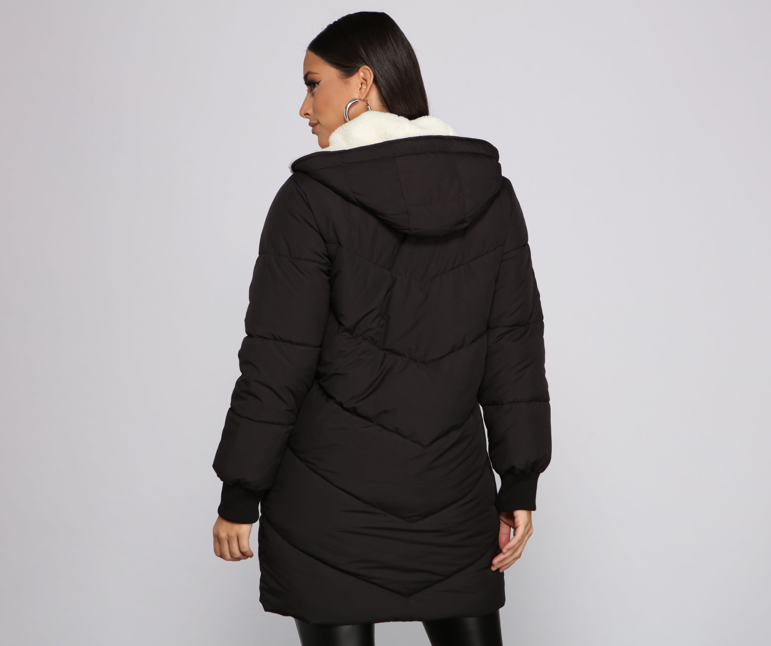 Cozy Up Long Line Puffer Jacket