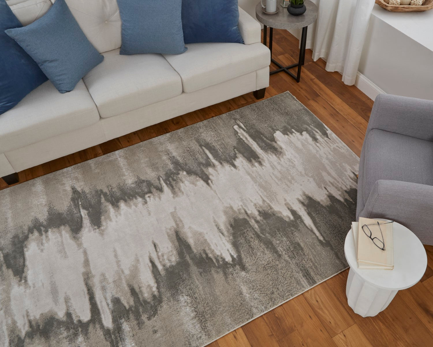 Orin Abstract Gray/Taupe/Ivory Rug