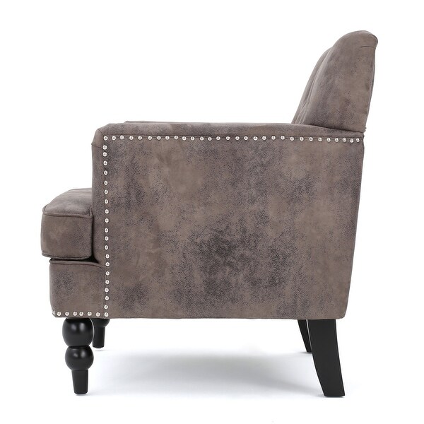 Malone Microfiber Club Chair by Christopher Knight Home - 28.00 L x 29.50 W x 33.50 H