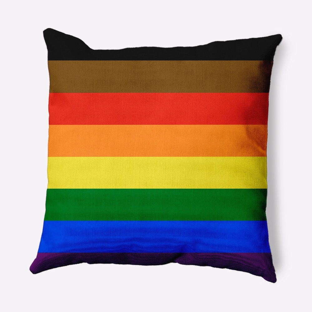 Pride Flag Decorative Throw Pillow