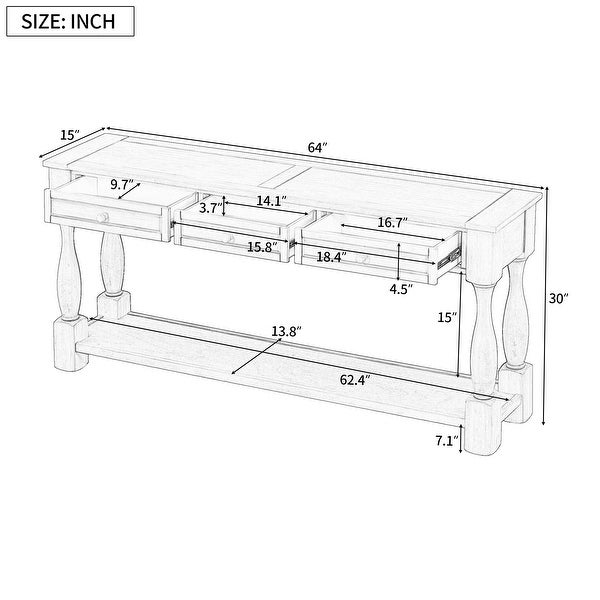 Living Room Console Table 64