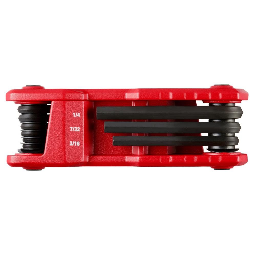 Milwaukee 9 Key Folding Hex Key Set SAE 48-22-2181 from Milwaukee