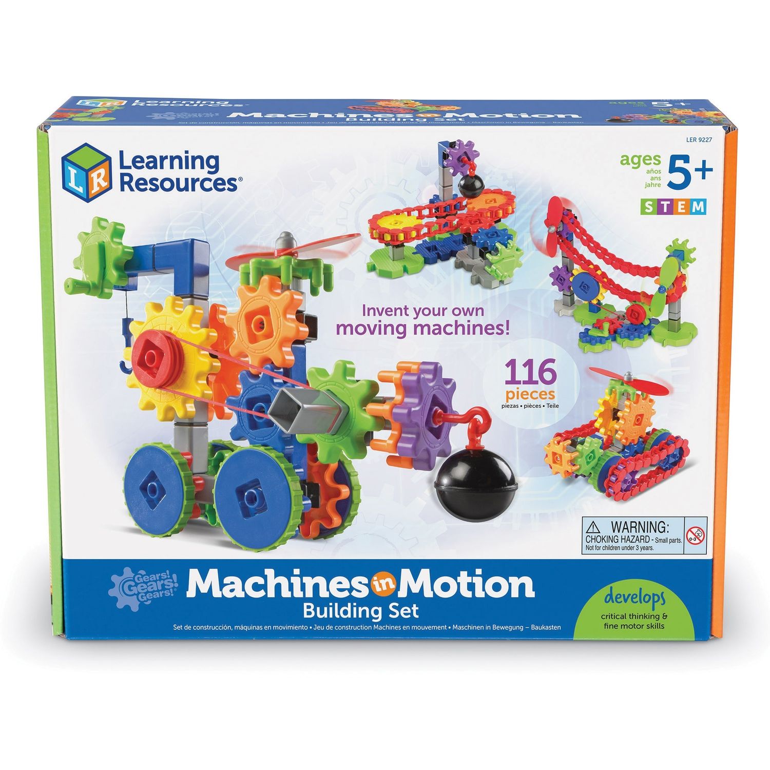 Gears! Gears! Gears! Machines in Motion by Learning Resources LRNLER9227