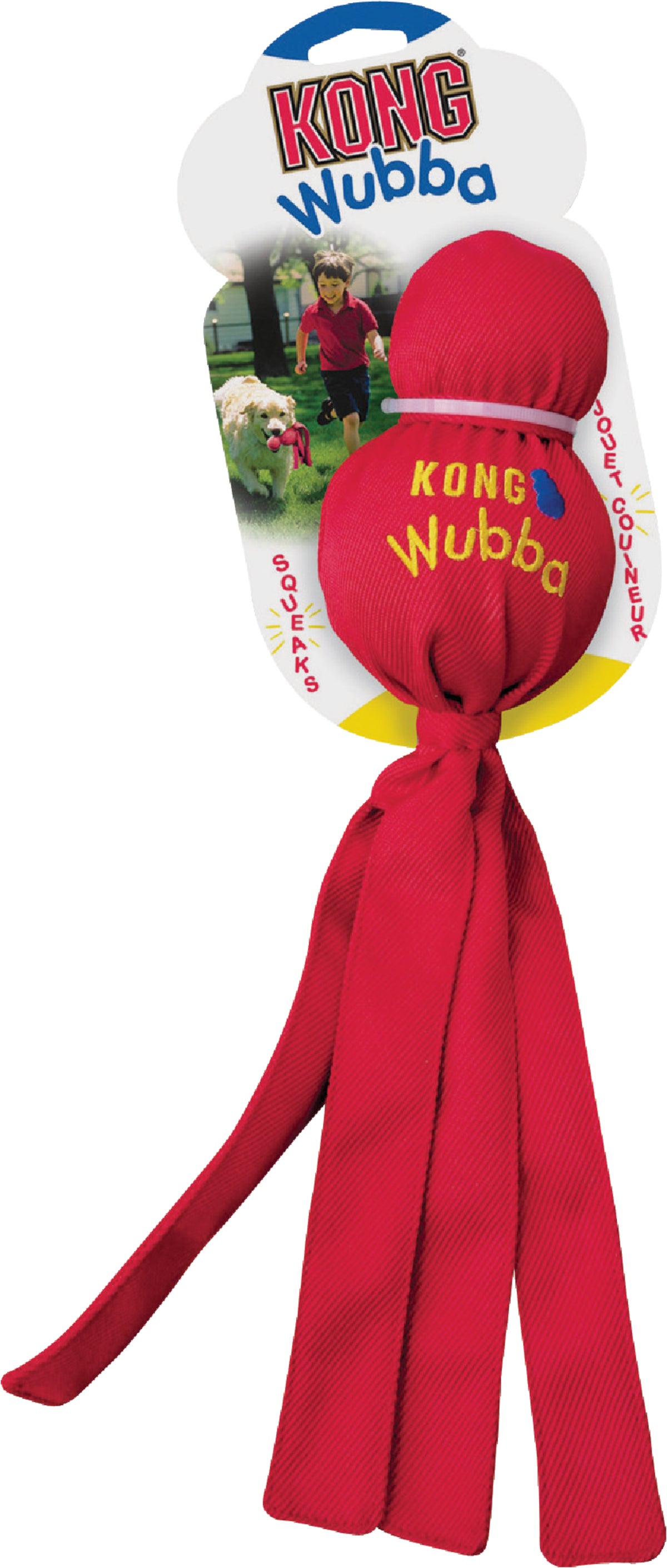 Kong Wubba Tug Dog Toy Assorted