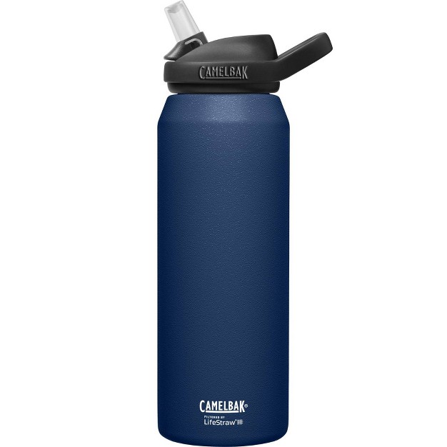 Camelbak 32oz Eddy Vacuum Insulated Stainless Steel Water Bottle Filtered By Life Straw