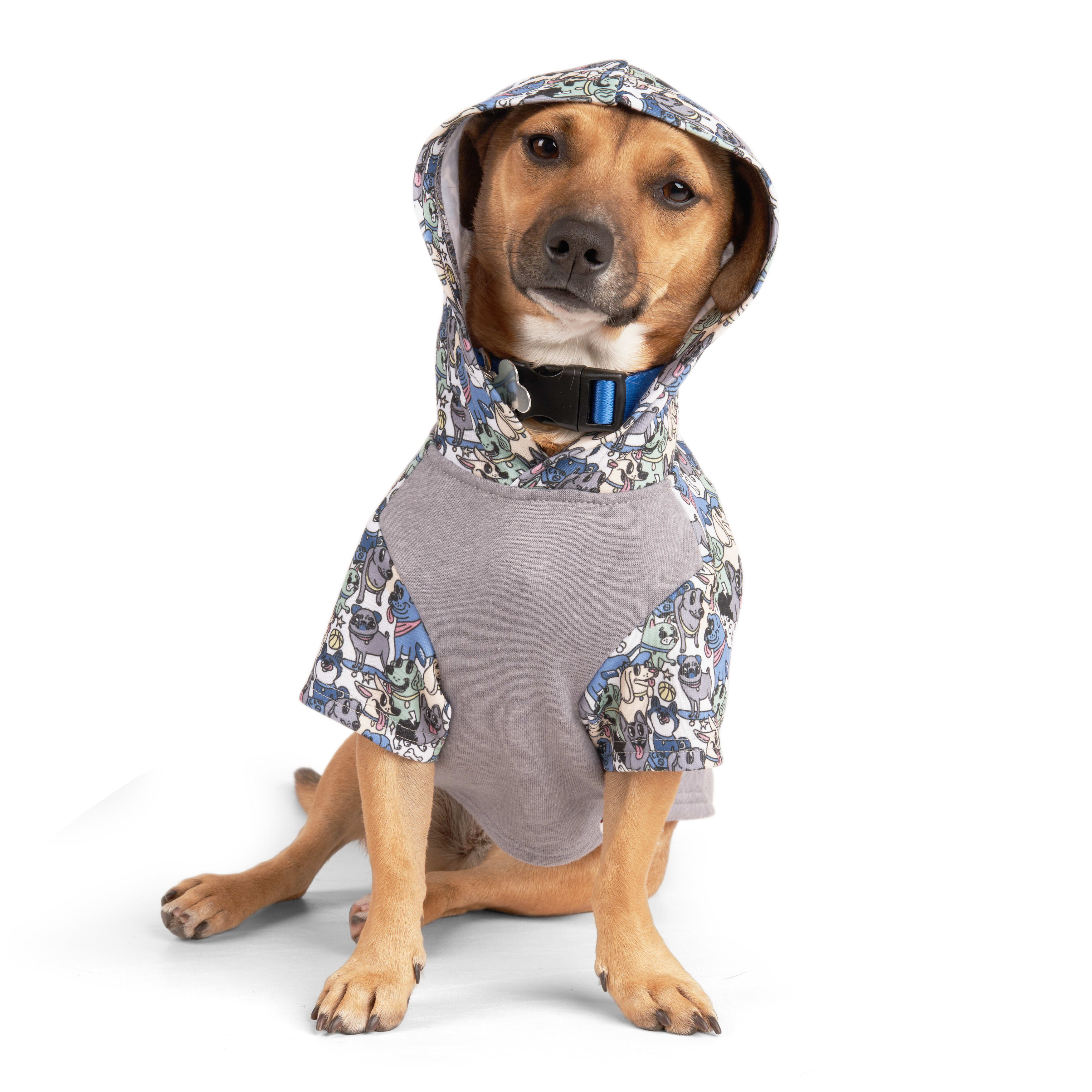 BOBS from Skechers Googly Eyes Hoodie for Dogs， XX-Small