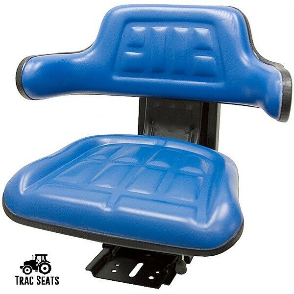 Blue Tractor Suspension Seat Fits Ford /New Holland 5000， 5600 5610 5900 5910