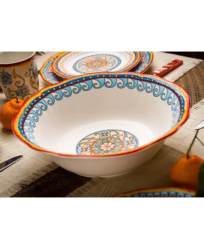 Euro Ceramica Duomo 12 Serving Bowl