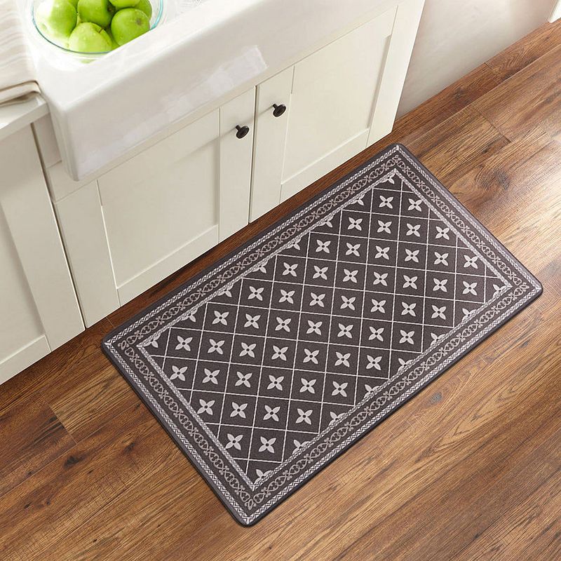 World Rug Gallery Border Anti-Fatigue Mat