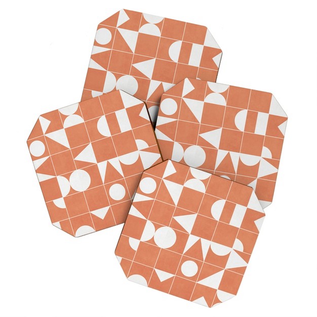 Zoltan Ratko My Favorite Geometric Patterns Set Of 4 Coasters Deny Designs