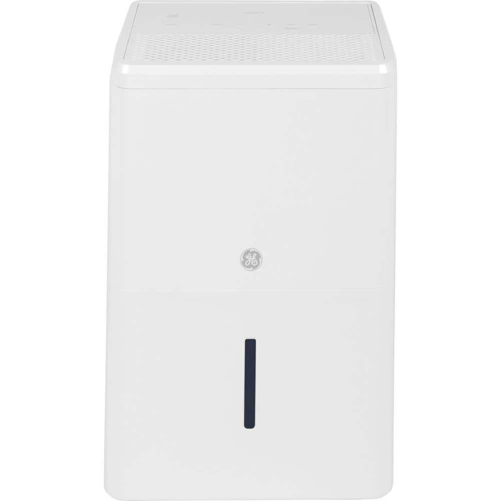 GE 22 pt Dehumidifier with Smart Dry for Bedroom Basement or Damp Rooms up to 1500 sq ft in White ENERGY STAR