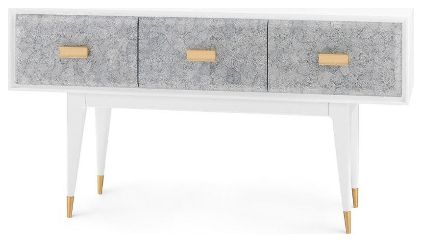 Elisa Console Gray   Midcentury   Console Tables   by Old Bones Co.  Studios  Houzz