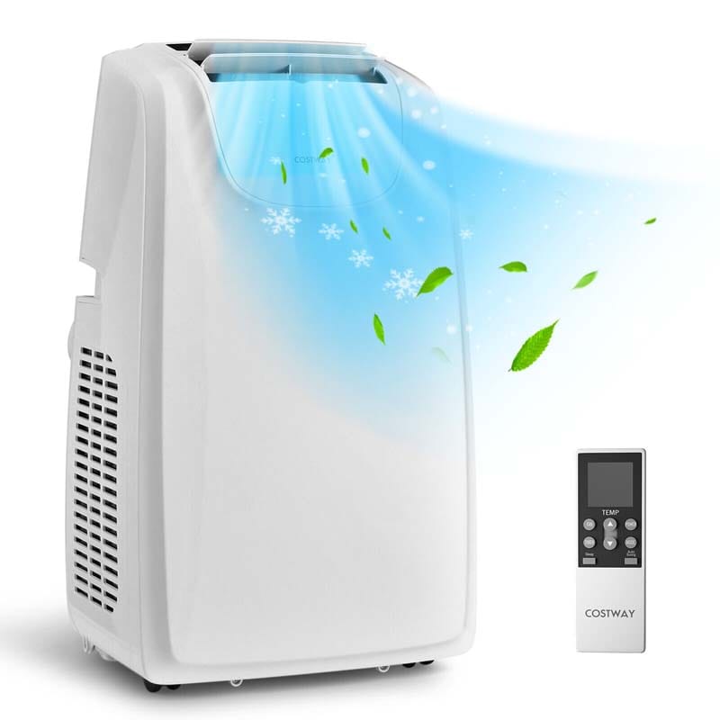 11500 BTU Portable Air Conditioner with Dual Hose, Powerful 3-in-1 AC Unit with Dehumidifier, Fan, Sleep Mode