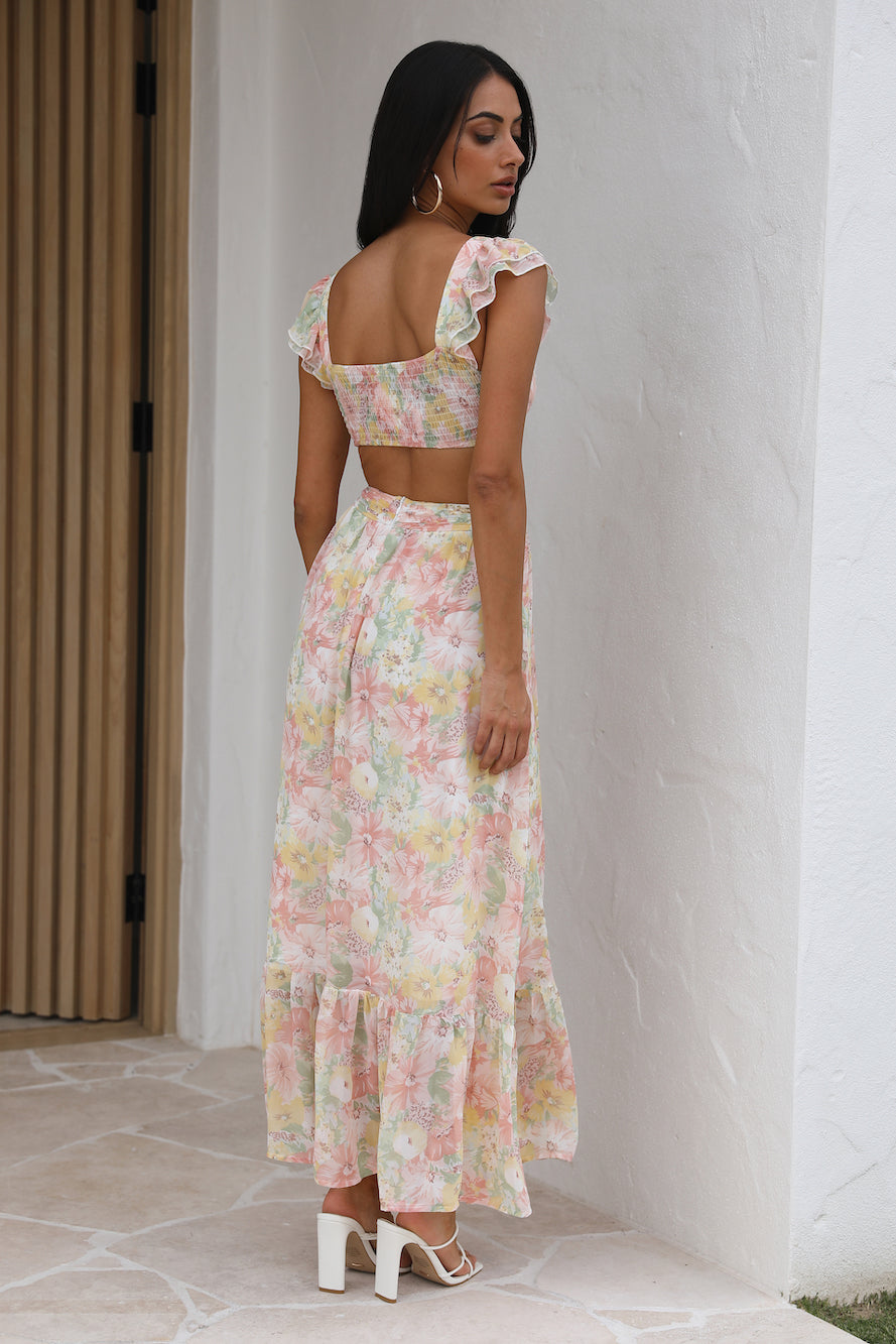 Watching Sunsets Maxi Dress PINK