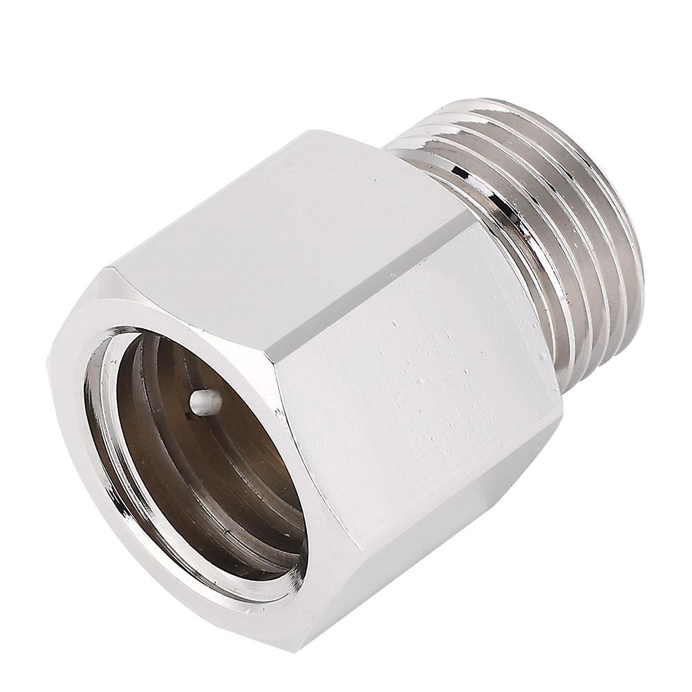 Tr214 To W21.8 Silver Aluminum Refill Pressure Relief Valve Adapter Converter Accesssory For Aquarium Cylinder