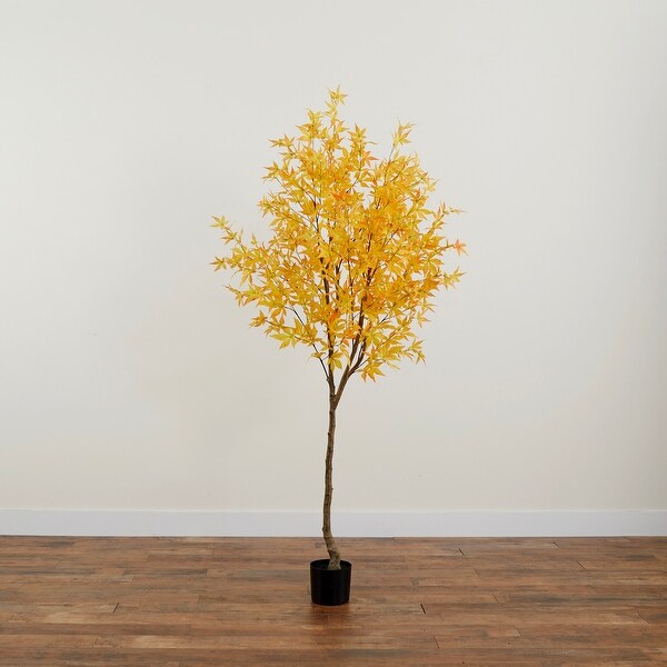 7' Autumn Maple Artificial Fall Tree