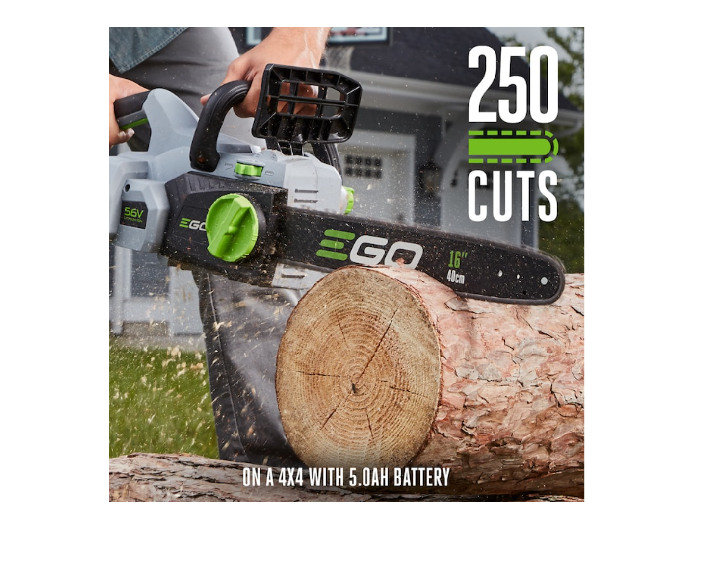 EGO CS1600 POWER+ 56-volt 16-in Brushless Cordless Electric Chainsaw Ah (Tool Only)