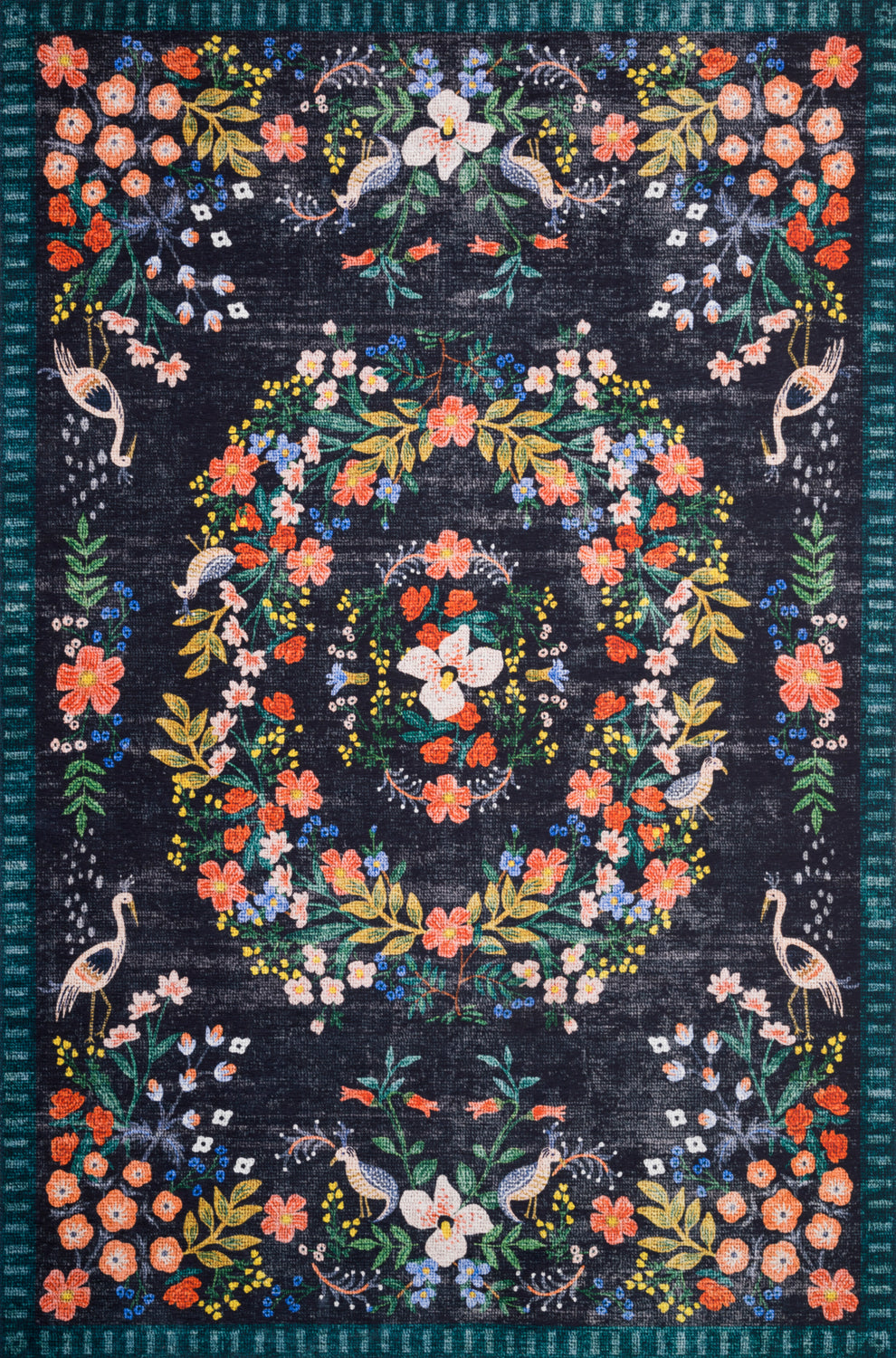 Palais Black & Multi Rug