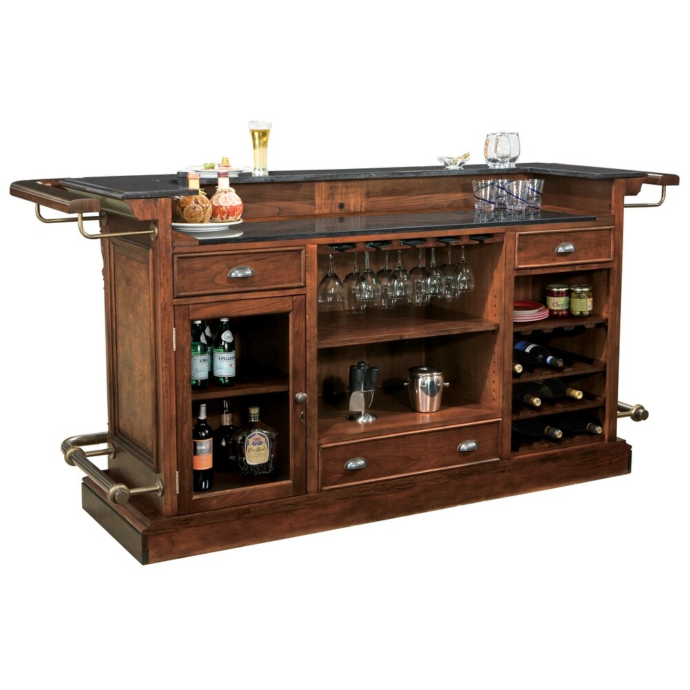 Howard Miller Cheers Bar Liquor or Wine Pub Storage Cabinet