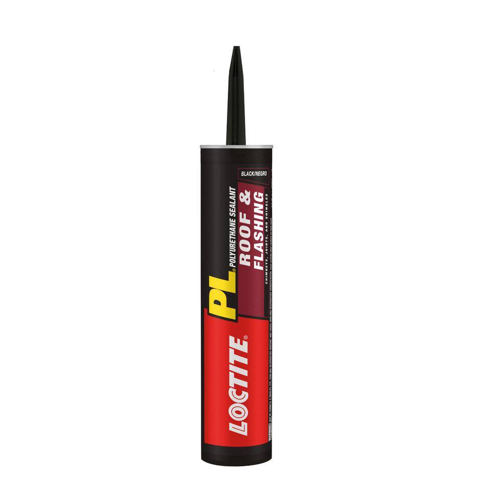 Loctite PL S30 10 fl. oz. Black Polyurethane Roof and Flashing Sealant 2899405