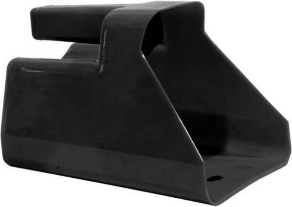 QiK Horse Feed Scoop， Black， 3-qt