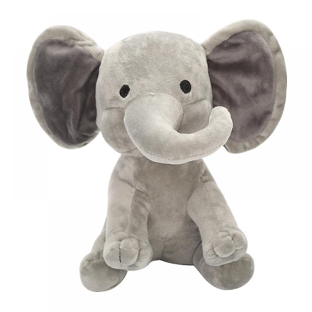 Stuffed Elephant Animal Plush Toys 9 Inch (gray)