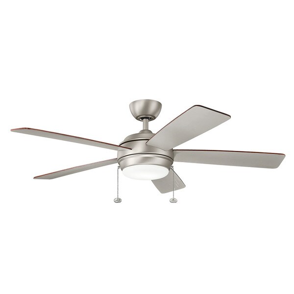 Kichler Lighting Starkk Collection 52-inch Brushed Nickel LED Ceiling Fan Shopping - The Best Deals on Ceiling Fans | 20293795