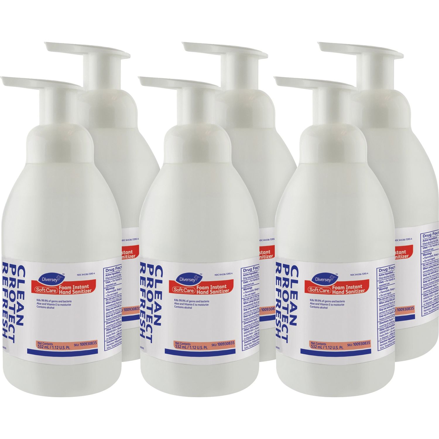 Soft Care Hand Sanitizer Foam by Diversey， Inc DVO100930835CT