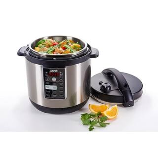 Zavor LUX 6 Qt. Stainless Steel Electric Pressure Cooker with Stainless Steel Cooking Pot ZSELX02