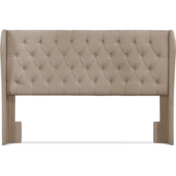 Lillian August Harlow Upholstered Headboard， King Size， Soft Beige - - 21827964