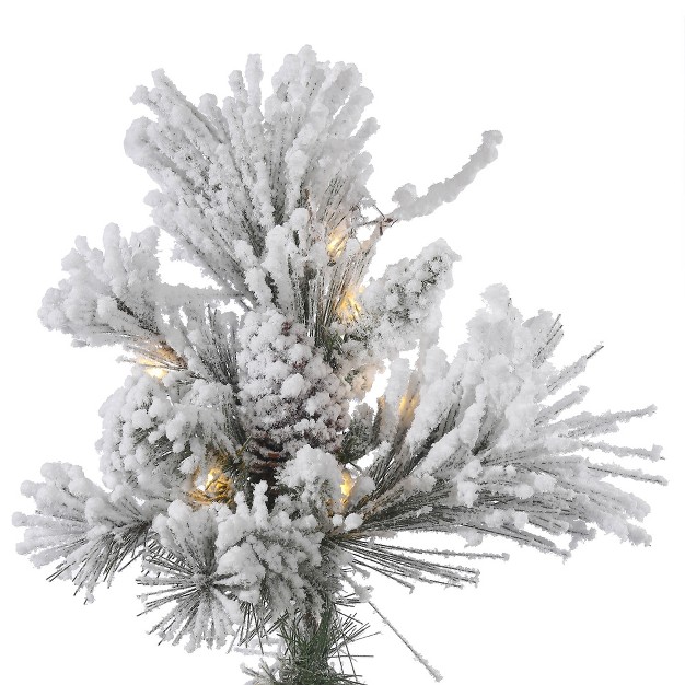 Vickerman Flocked Alberta Artificial Christmas Tree