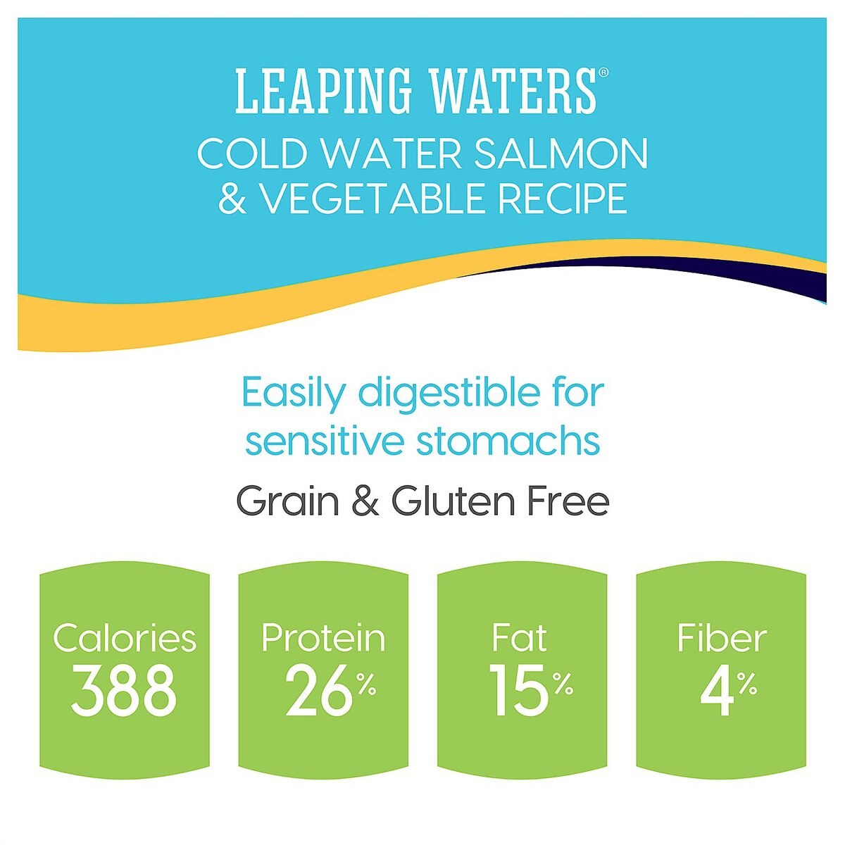 Solid Gold Leaping Waters Sensitive Stomach Grain-Free Cold Water Salmon and Vegetable Dry Dog Food