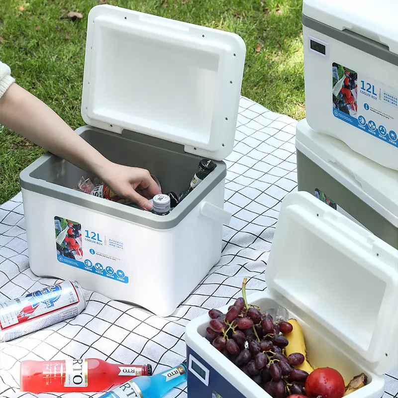 6L 30L Insulated Ice Cooler Box Thickened Food Grade PP liner Cooler Box for Camping Party