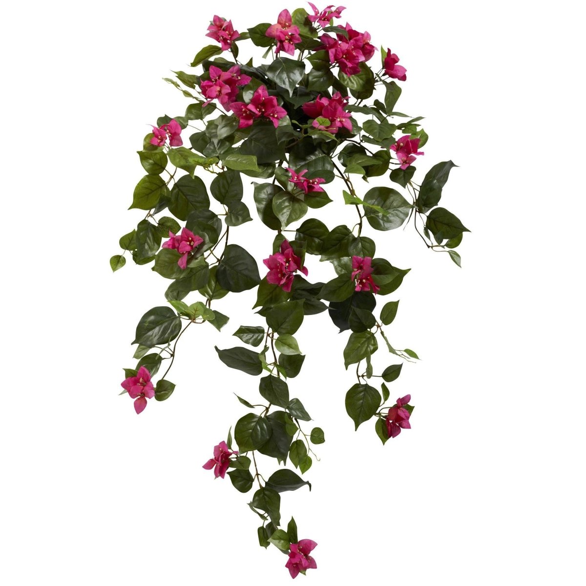 37” Bougainvillea Hanging Artificial Plant (Set of 2) | Vibrant Wedding & Home Décor