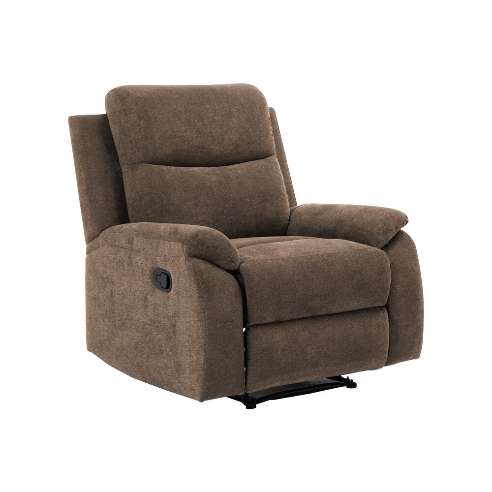 Contemporary Faux Leather Living Room Reclining Chair