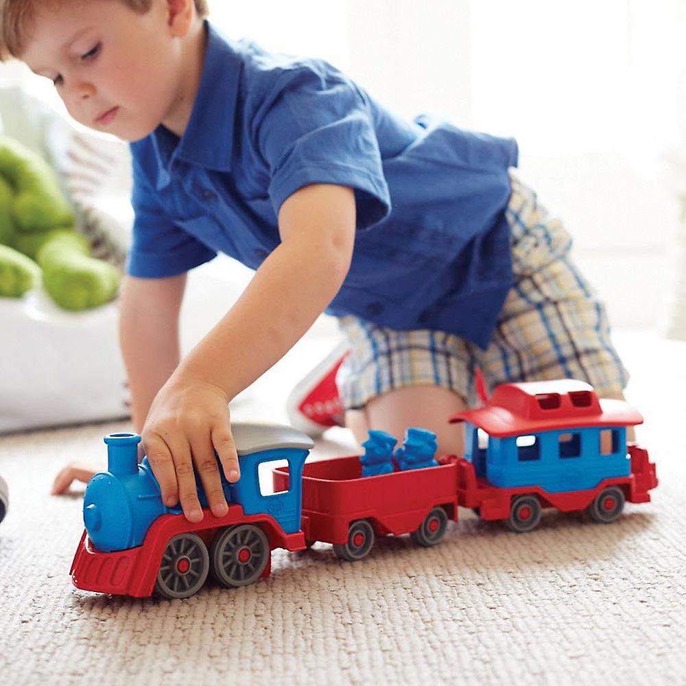 Green Toys Push Along Train Toy BPA Free 100% Recycled Eco Friendly