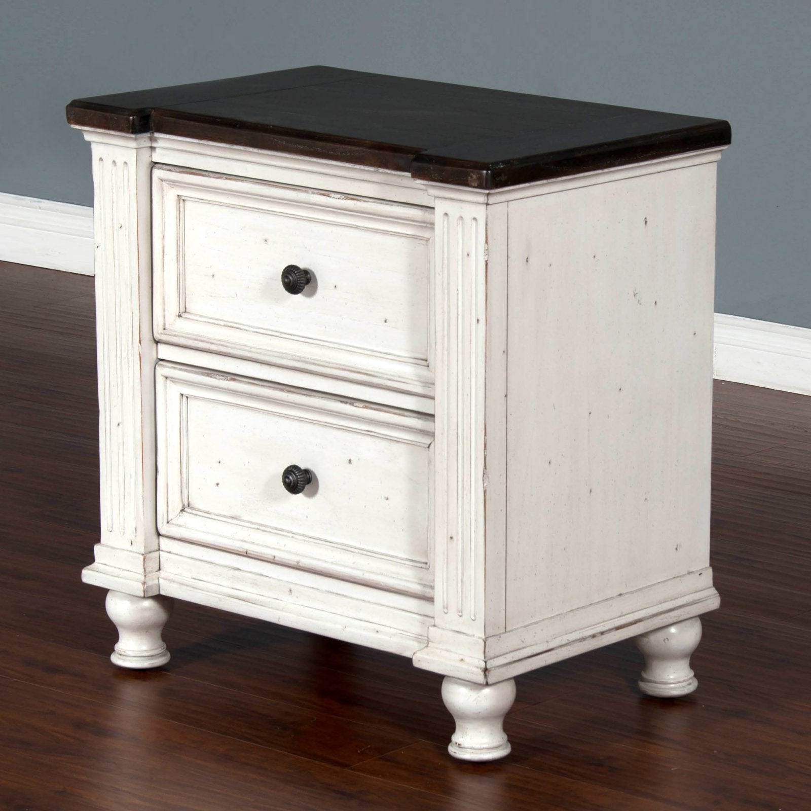 Sunny Designs Carriage House 2 Drawer Nightstand