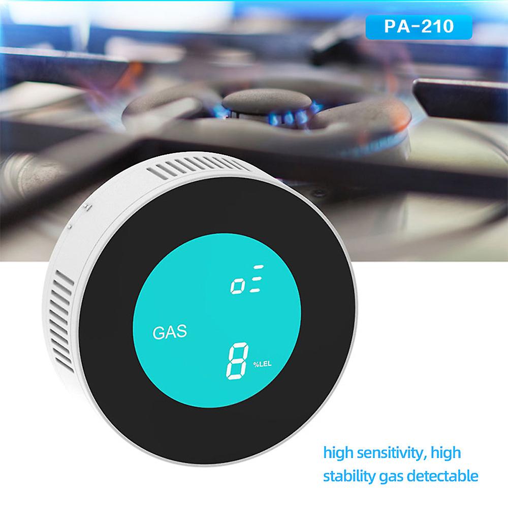 Pa210w Tuya Wifi Gas Sensor Combustible Natural Gas Leak Detector Smart House Alarm Sensor For Home