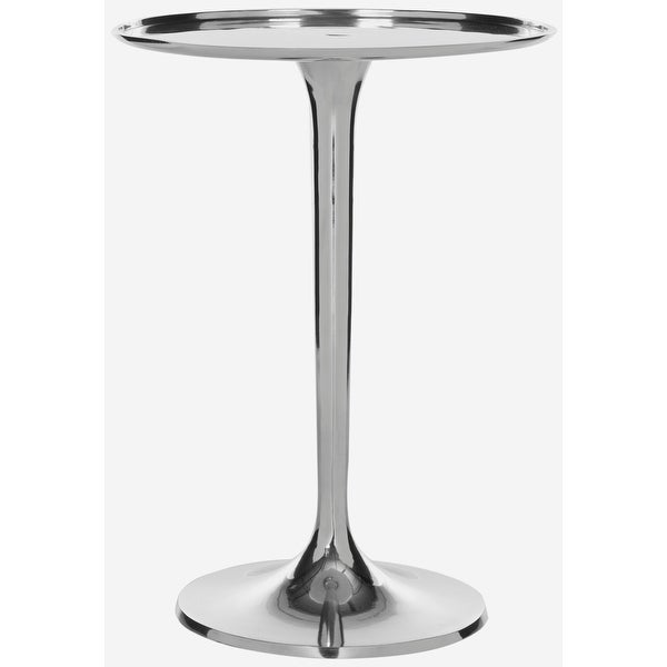 SAFAVIEH Platina Round Top Sleek Table