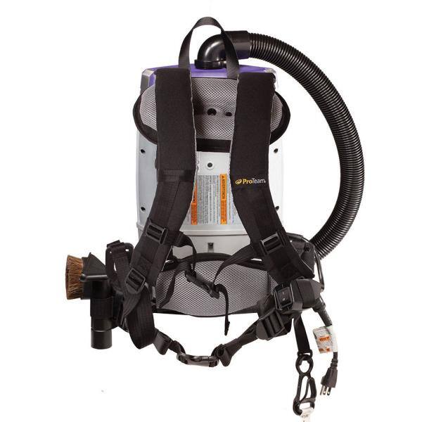 ProTeam Super Coach Pro 6 6 qt. Corded with Xover Multi-Surface and Telescoping Wand Kit Backpack Vacuum 107310