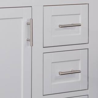 Glacier Bay Kinghurst 48 in. W x 21 in. D x 33.5 in. H Bath Vanity Cabinet without Top in Dove Gray KHDOV48D