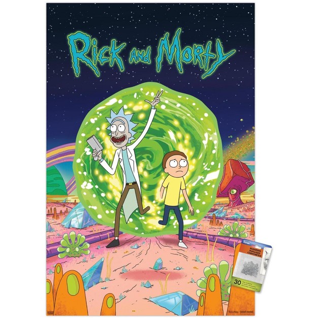 Trends International Rick And Morty Cover Unframed Wall Poster Prints