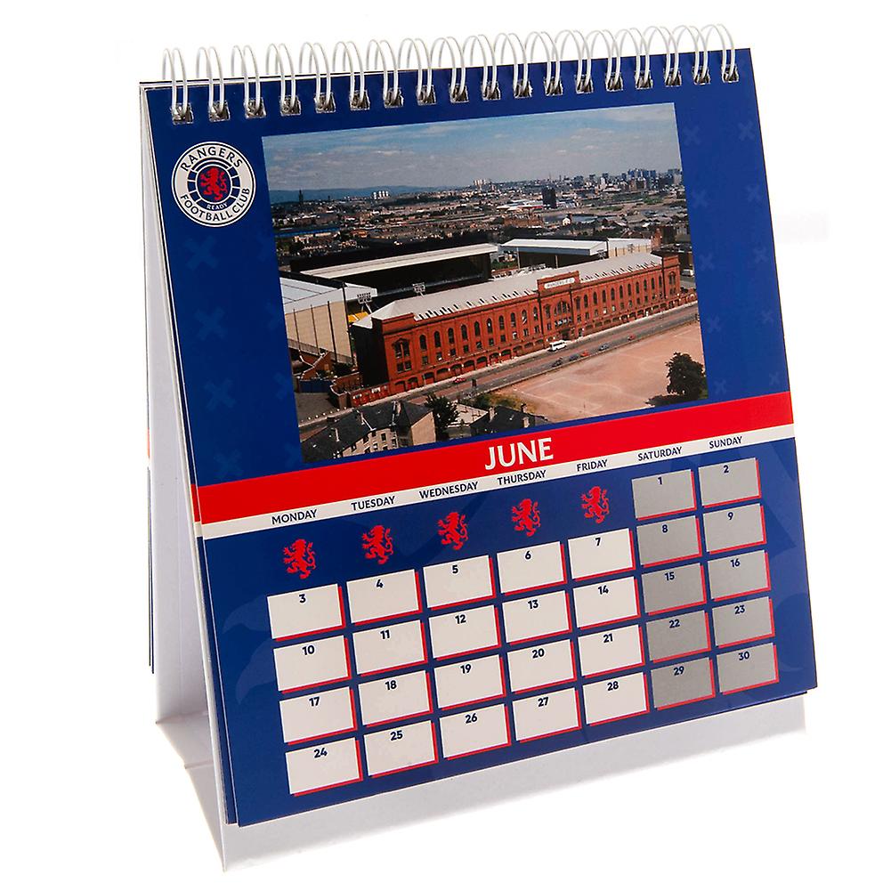 Rangers FC 2024 Desktop Calendar