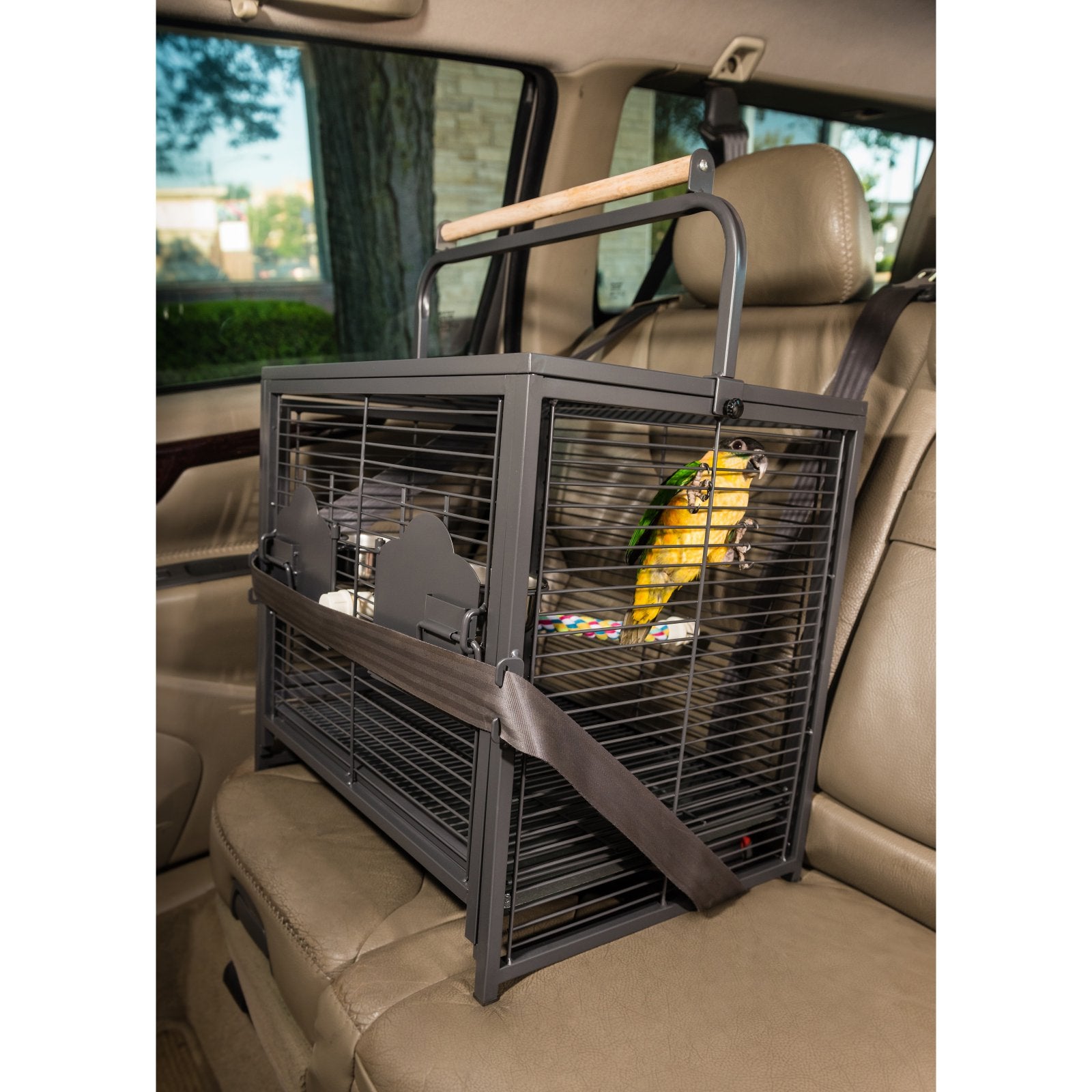 Prevue Pet Products Portable Metal Travel Bird Cage Carrier Cage