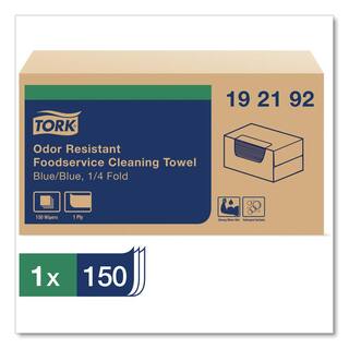 TORK 13 in. x 24 in. Blue Food Service Cleaning (150Box) TRK192192