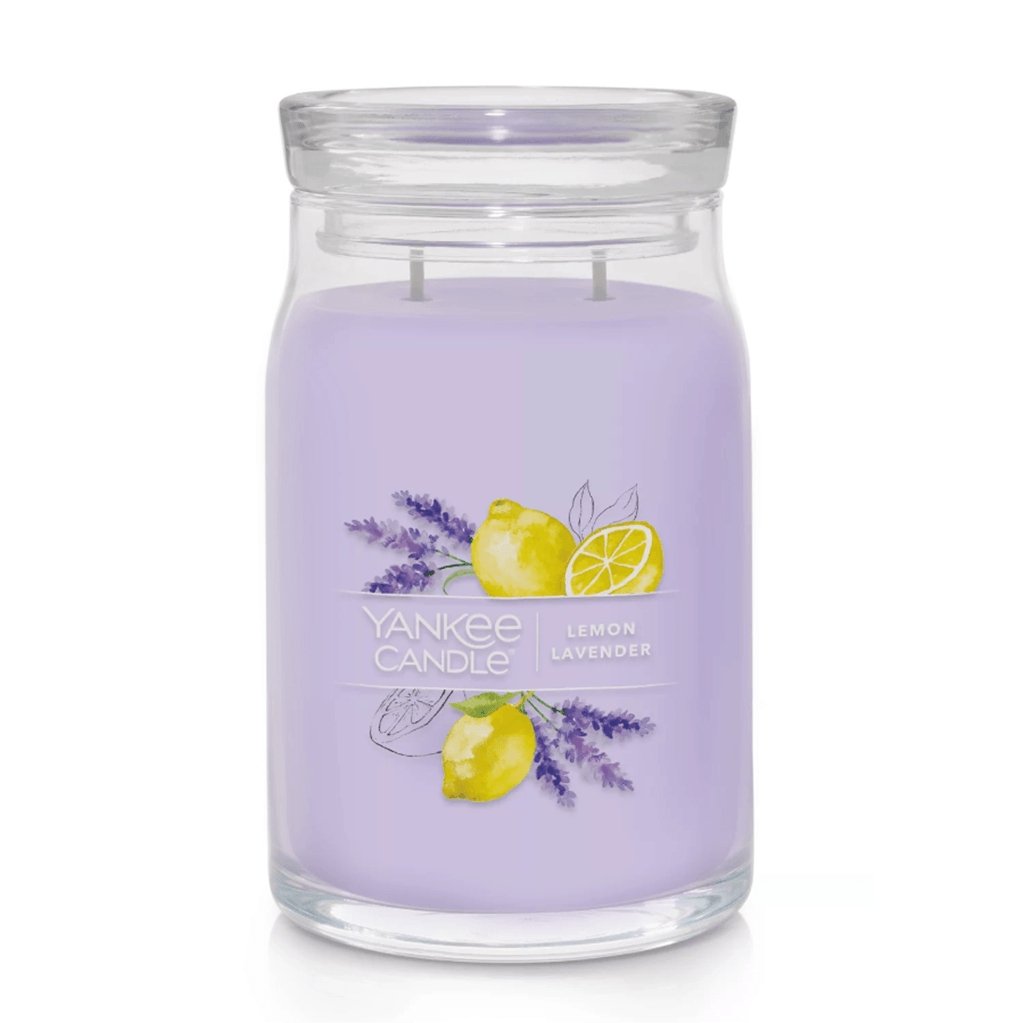 Yankee Candle  Signature Large Jar Candle in Lemon Lavender