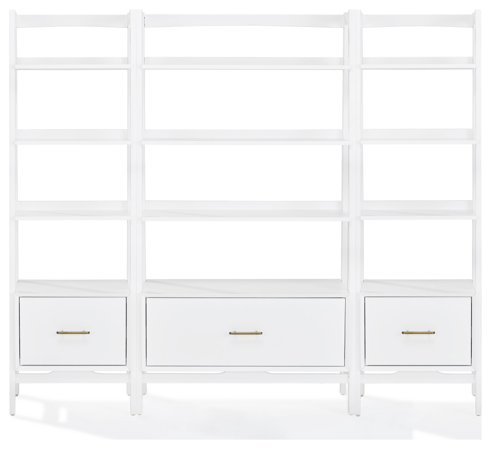 Landon 3 Piece Etagere Set   Transitional   Bookcases   by Homesquare  Houzz