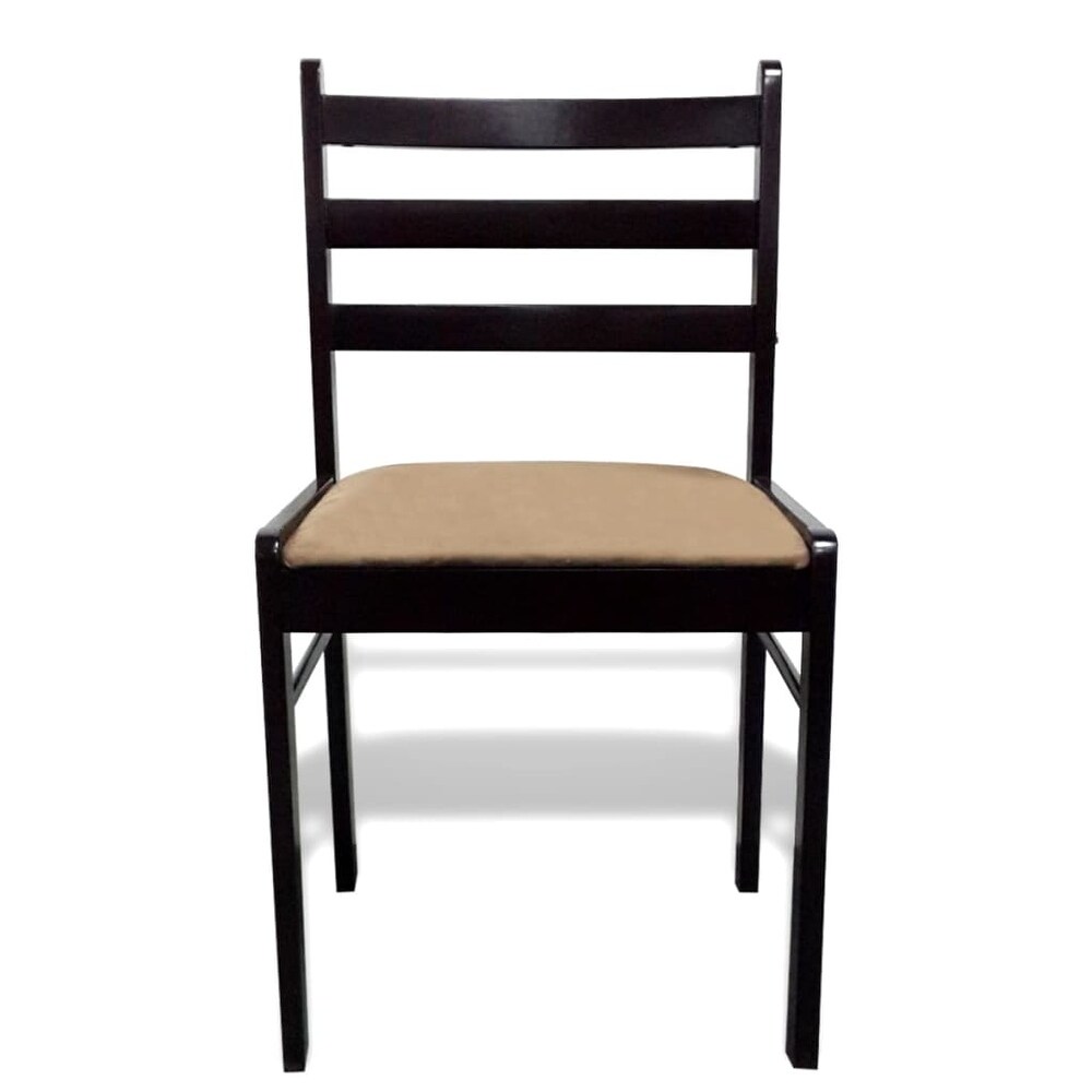 2/4/6 pcs Wooden Dining Chairs Square 2 Colours Selectable   17.3\